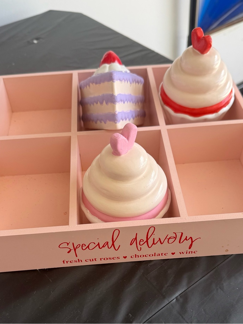 Pink Decorative Cupcake Party Box - Home decor